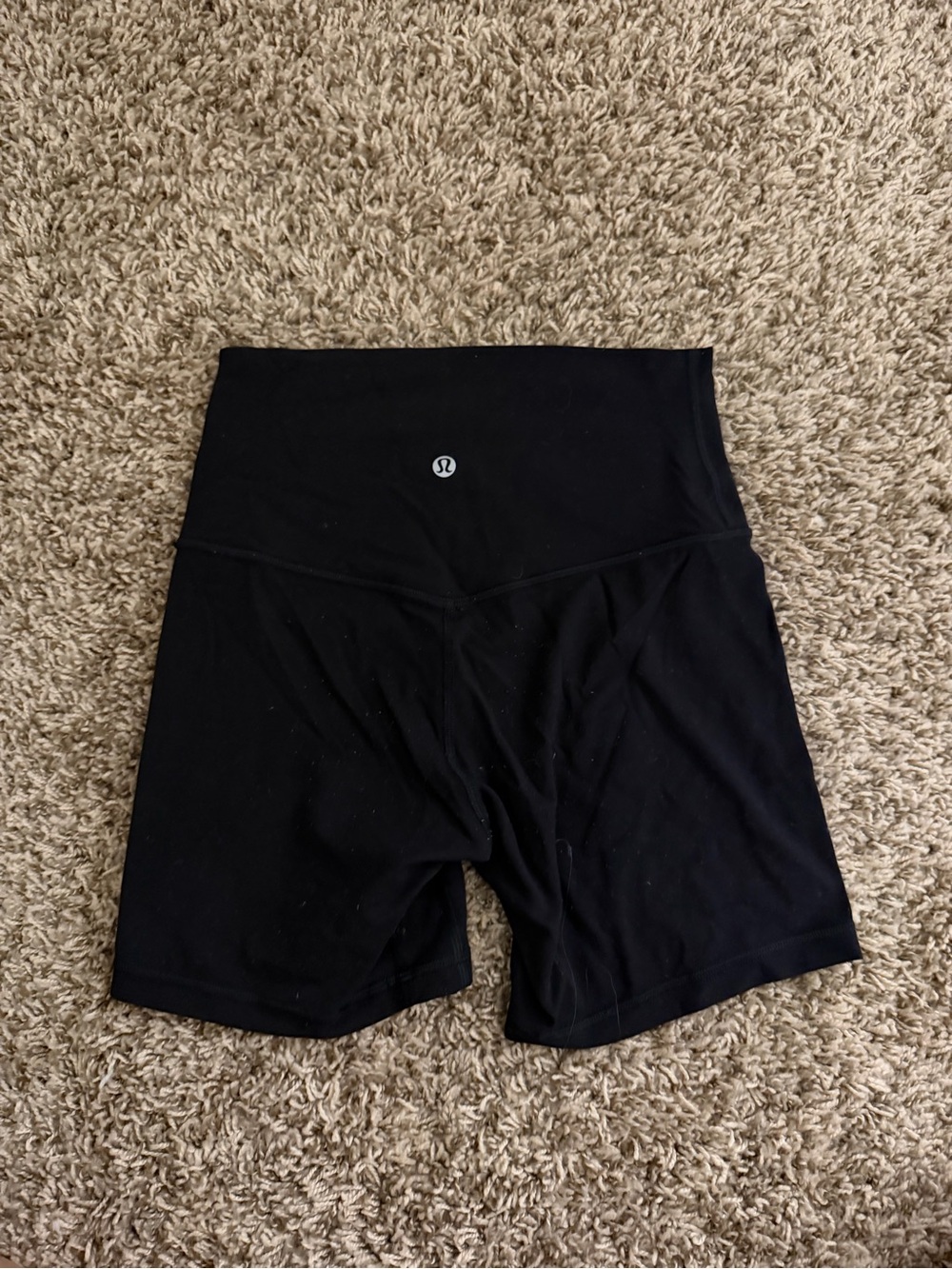 lululemon athletica Black High-Rise Bike Shorts